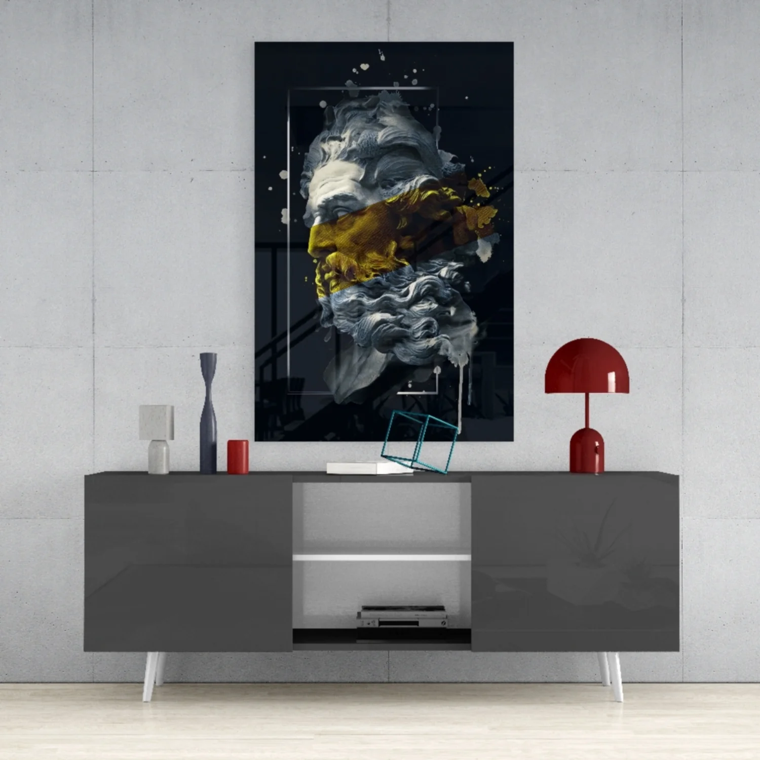 Poseidon Glass Wall Art - Image 9