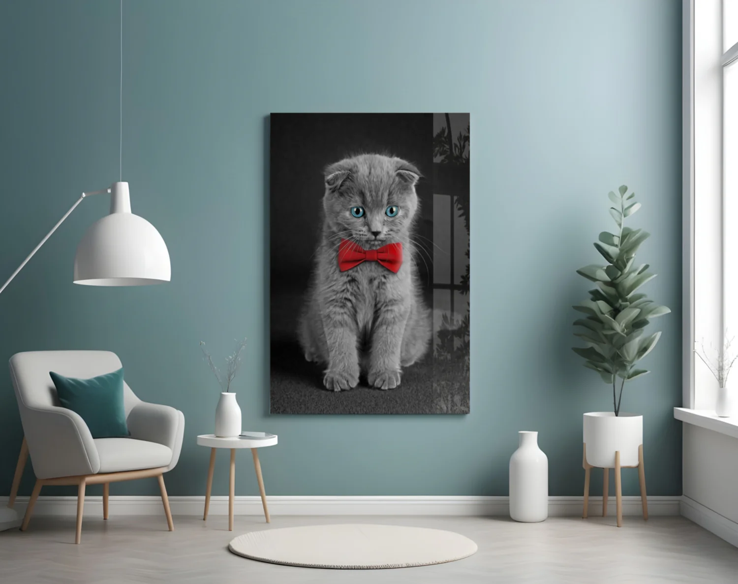 Cat Glass Wall Art - Image 5