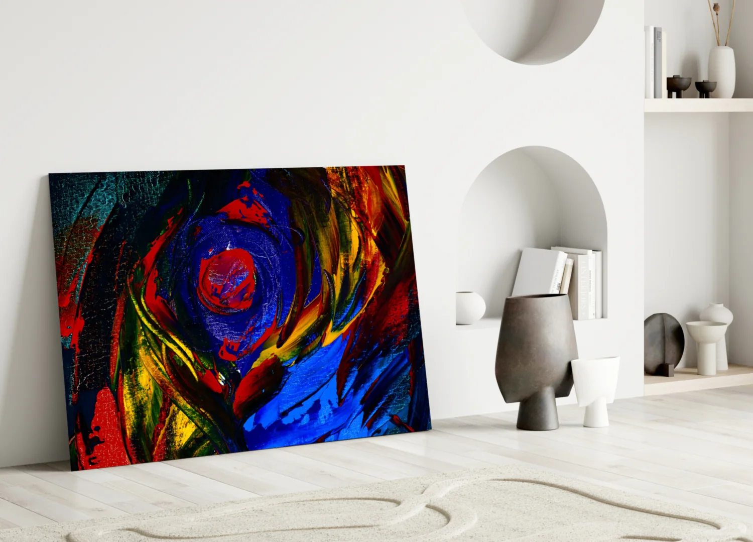 Oil Printing Glass Wall Art - Image 4