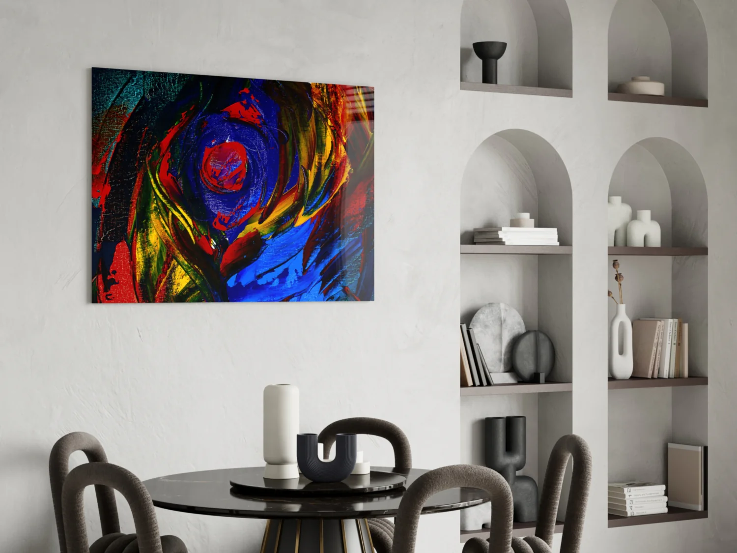 Oil Printing Glass Wall Art - Image 6