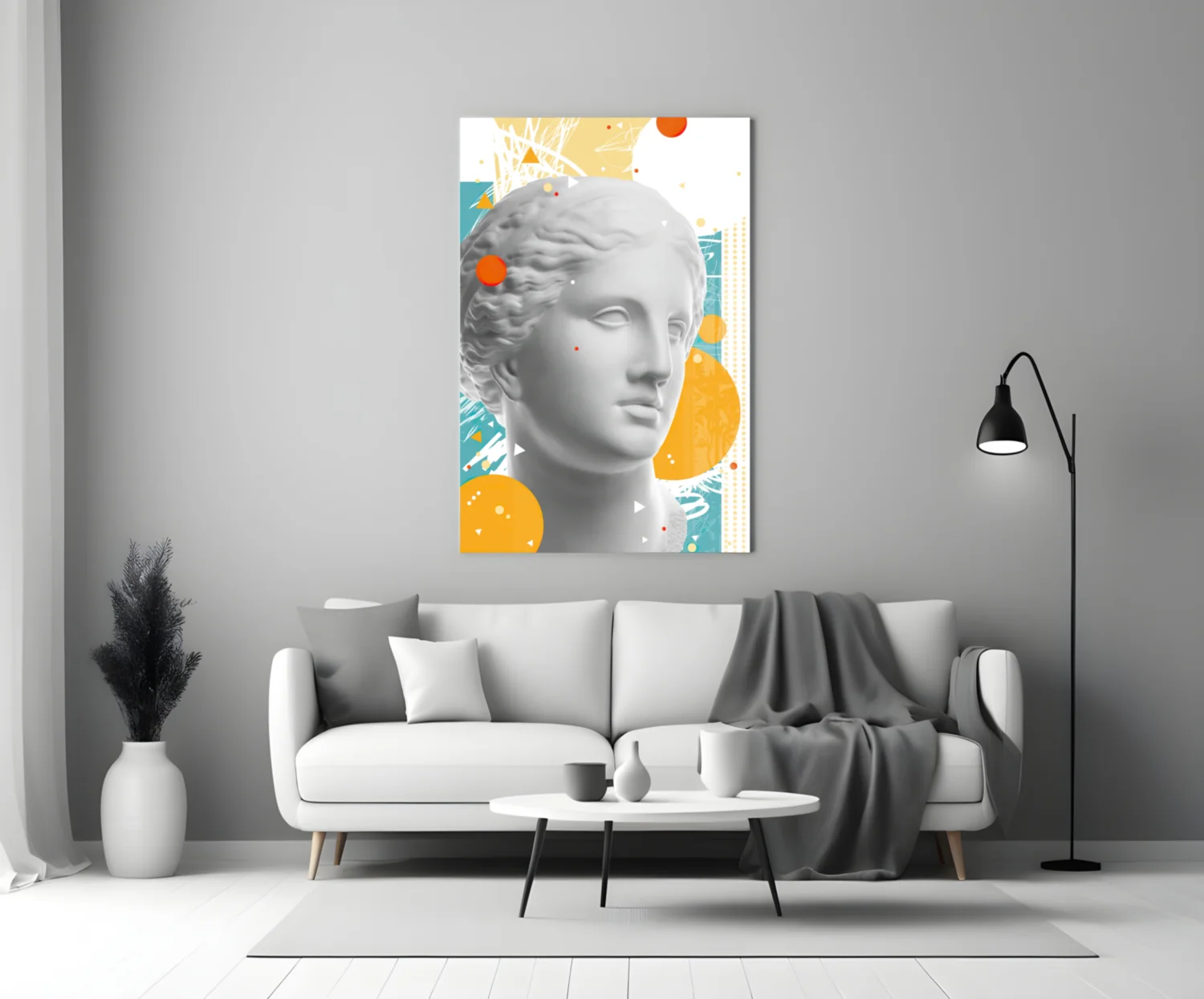 Sculpture Glass Wall Art - Image 4
