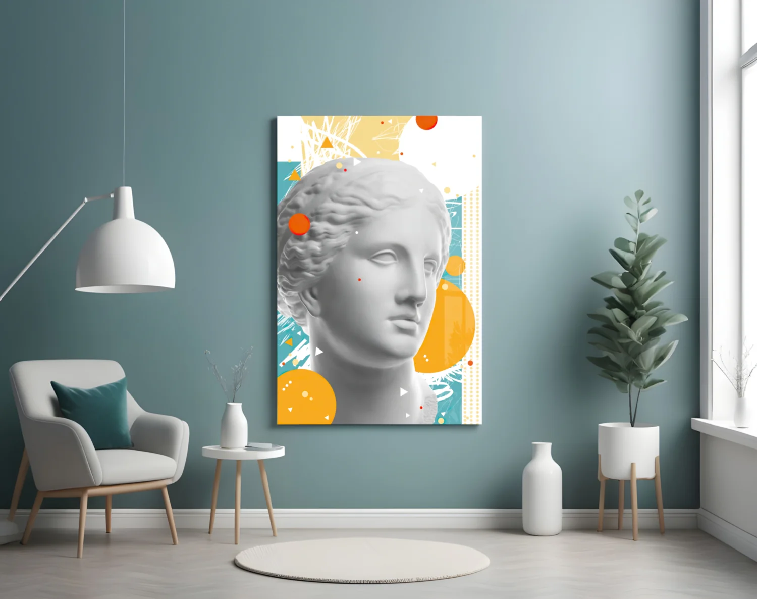 Sculpture Glass Wall Art - Image 5