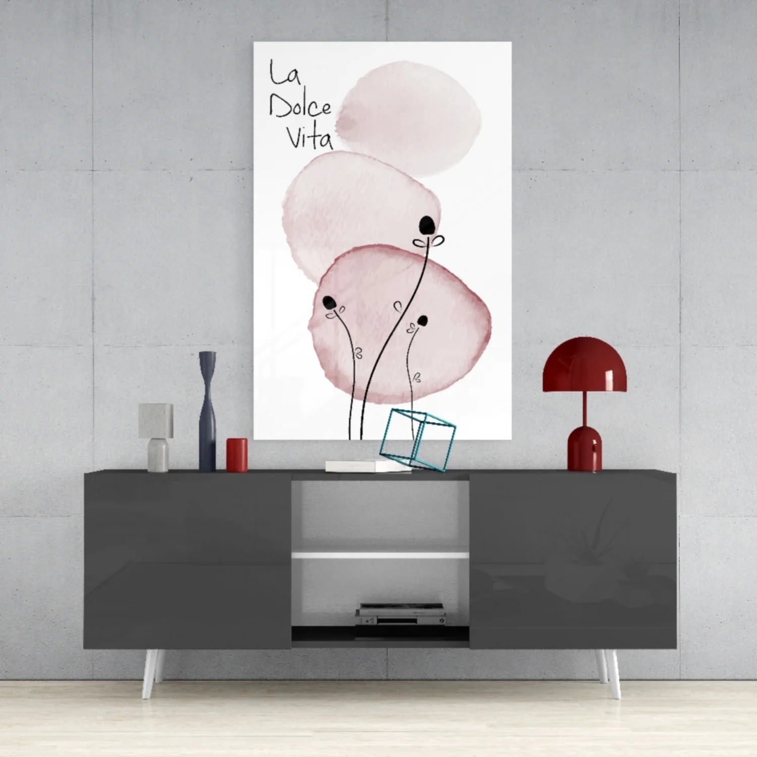 La Dolce Vita Glass Wall Art - Image 9