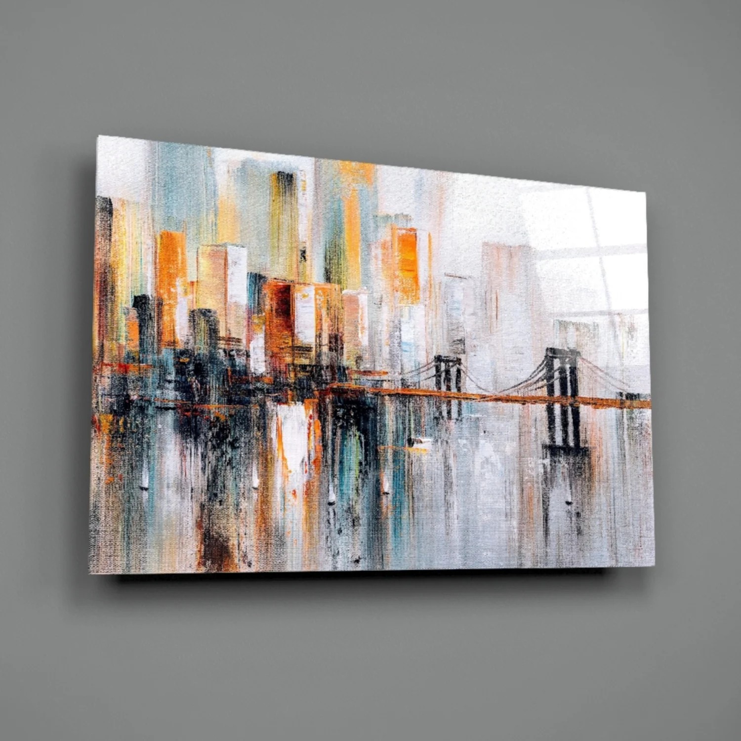 Ghost TownGlass Wall Art - Image 3