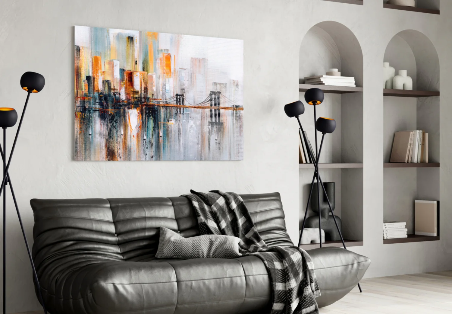 Ghost TownGlass Wall Art - Image 5