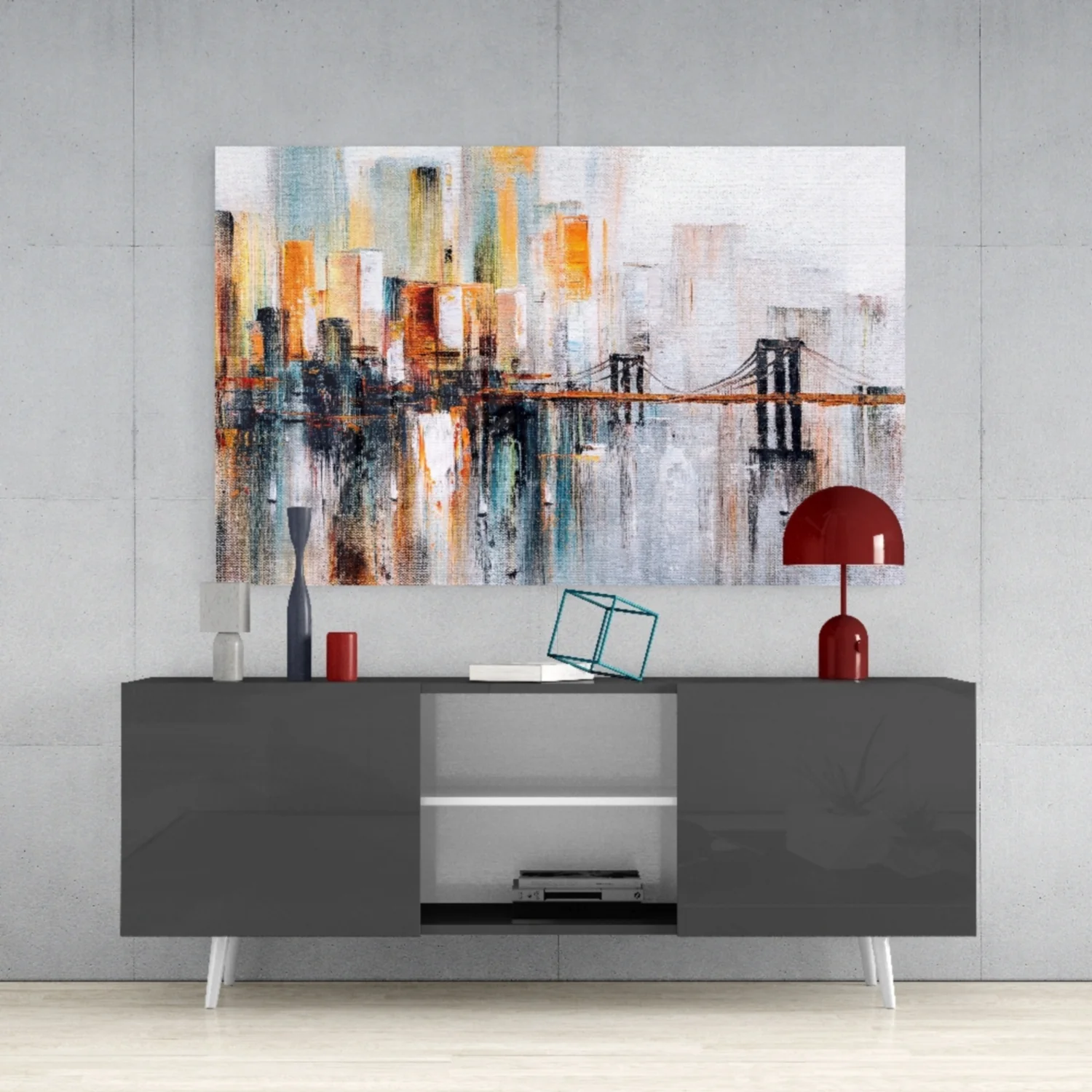 Ghost TownGlass Wall Art - Image 9