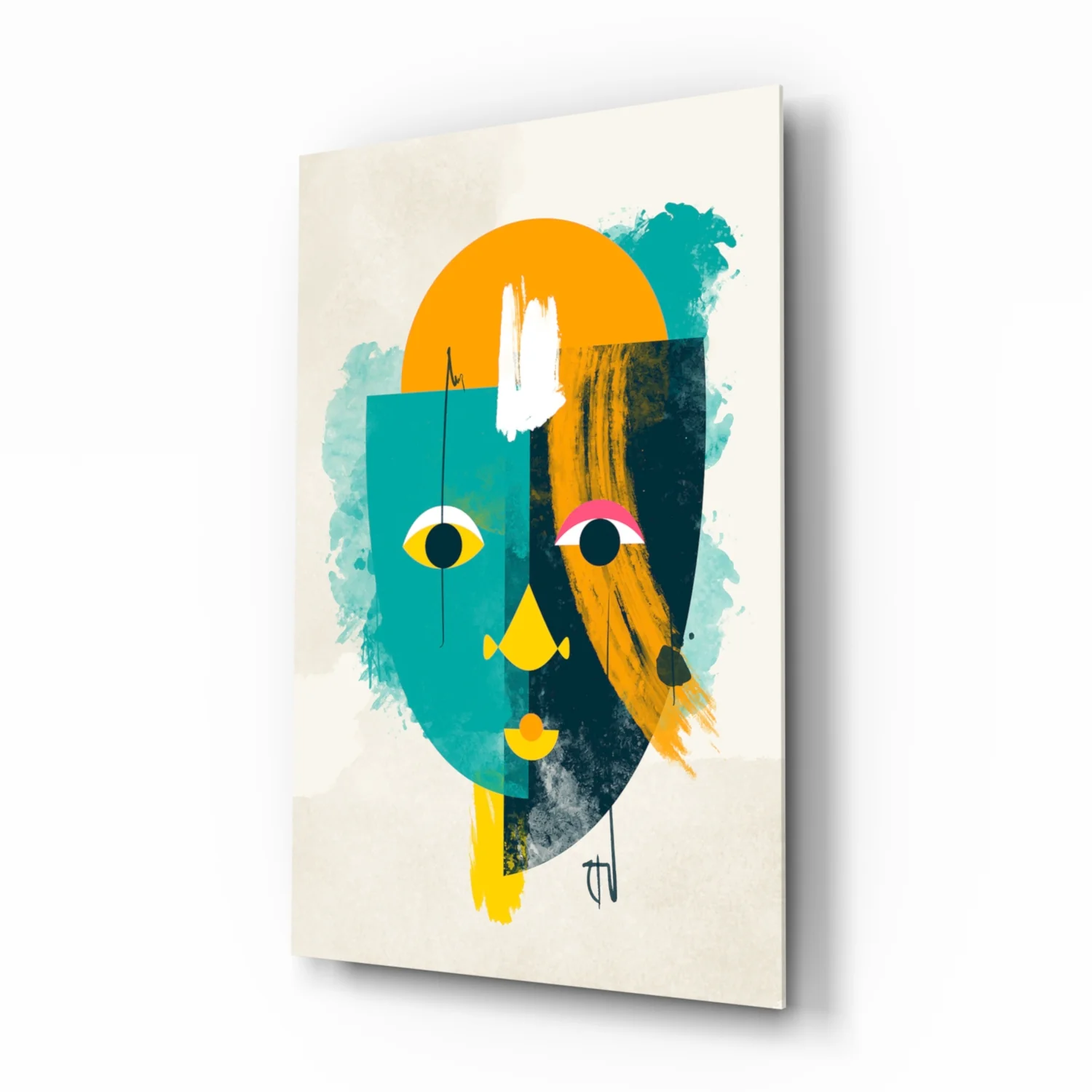 Illustration Glass Wall Art - Image 2
