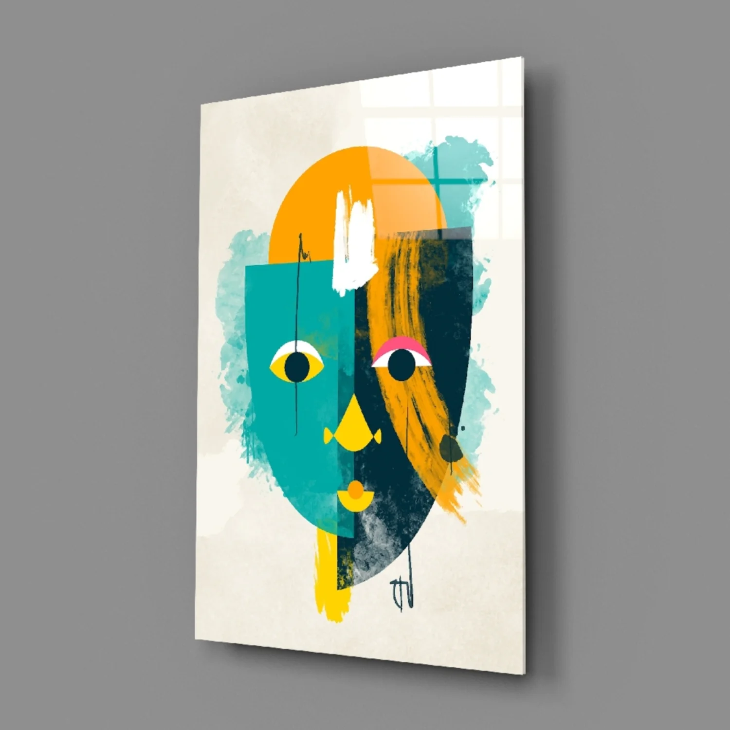 Illustration Glass Wall Art - Image 3
