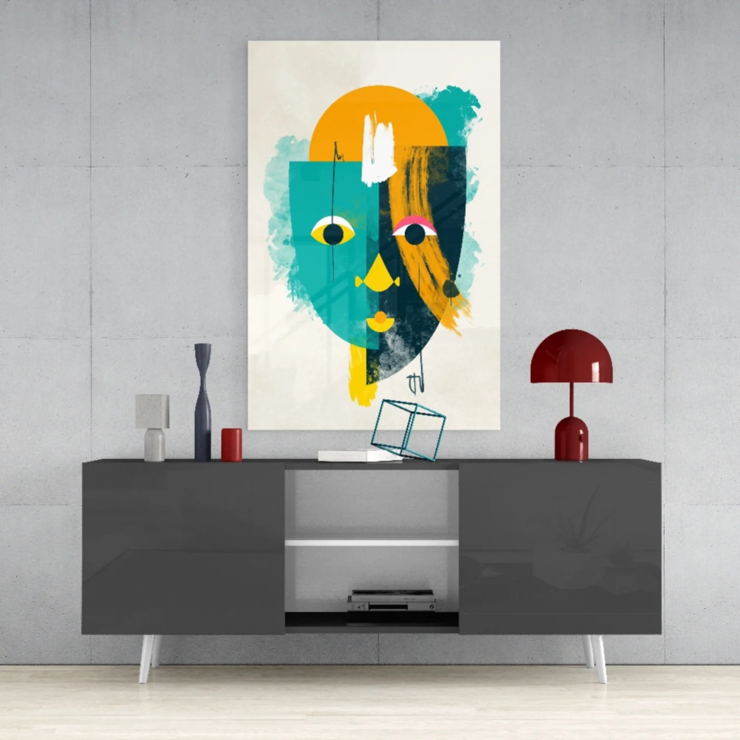 Illustration Glass Wall Art - Image 9