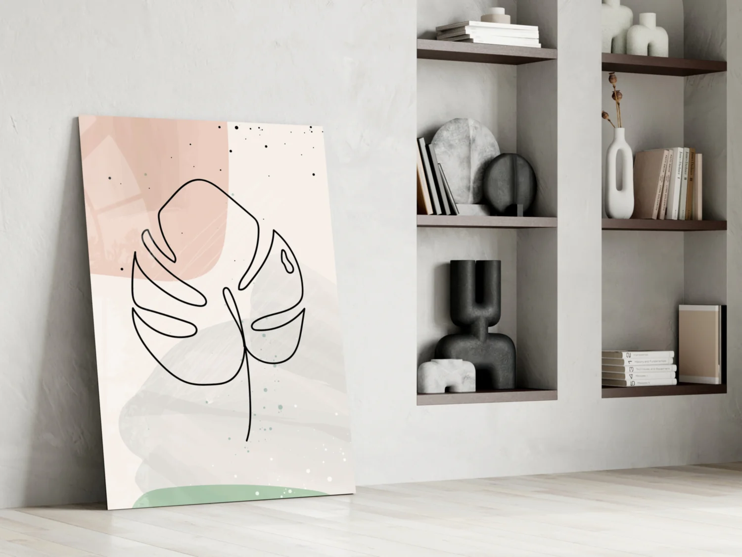 Abstract Shapes Glass Wall Art - Image 7