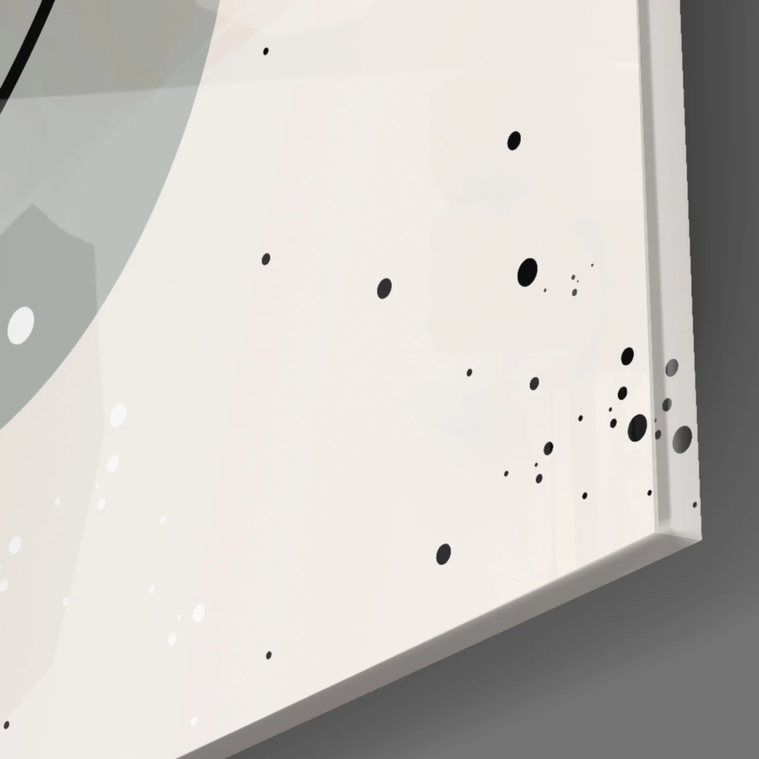 Abstract Shapes Glass Wall Art - Image 8