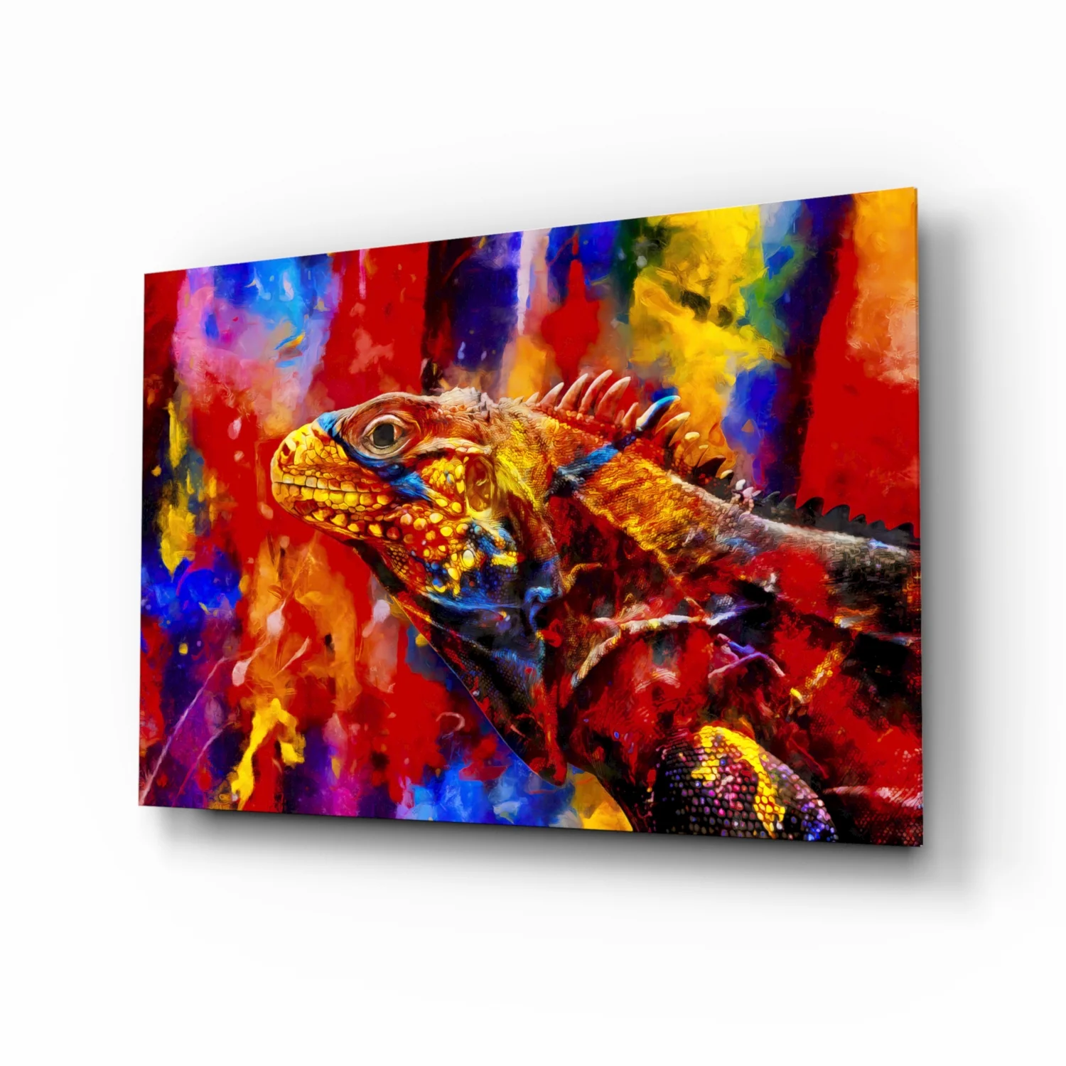 Chameleon Glass Wall Art - Image 2