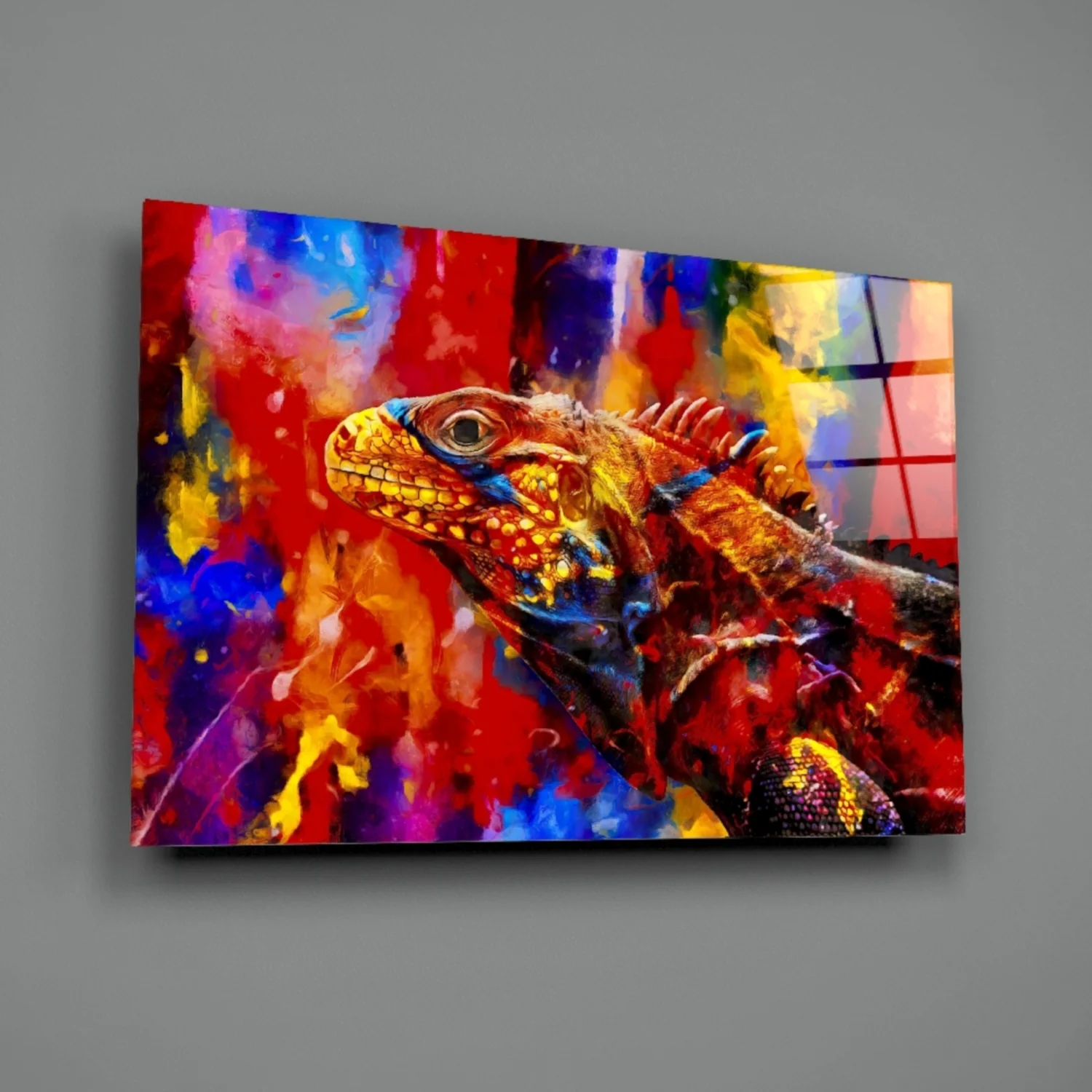 Chameleon Glass Wall Art - Image 3