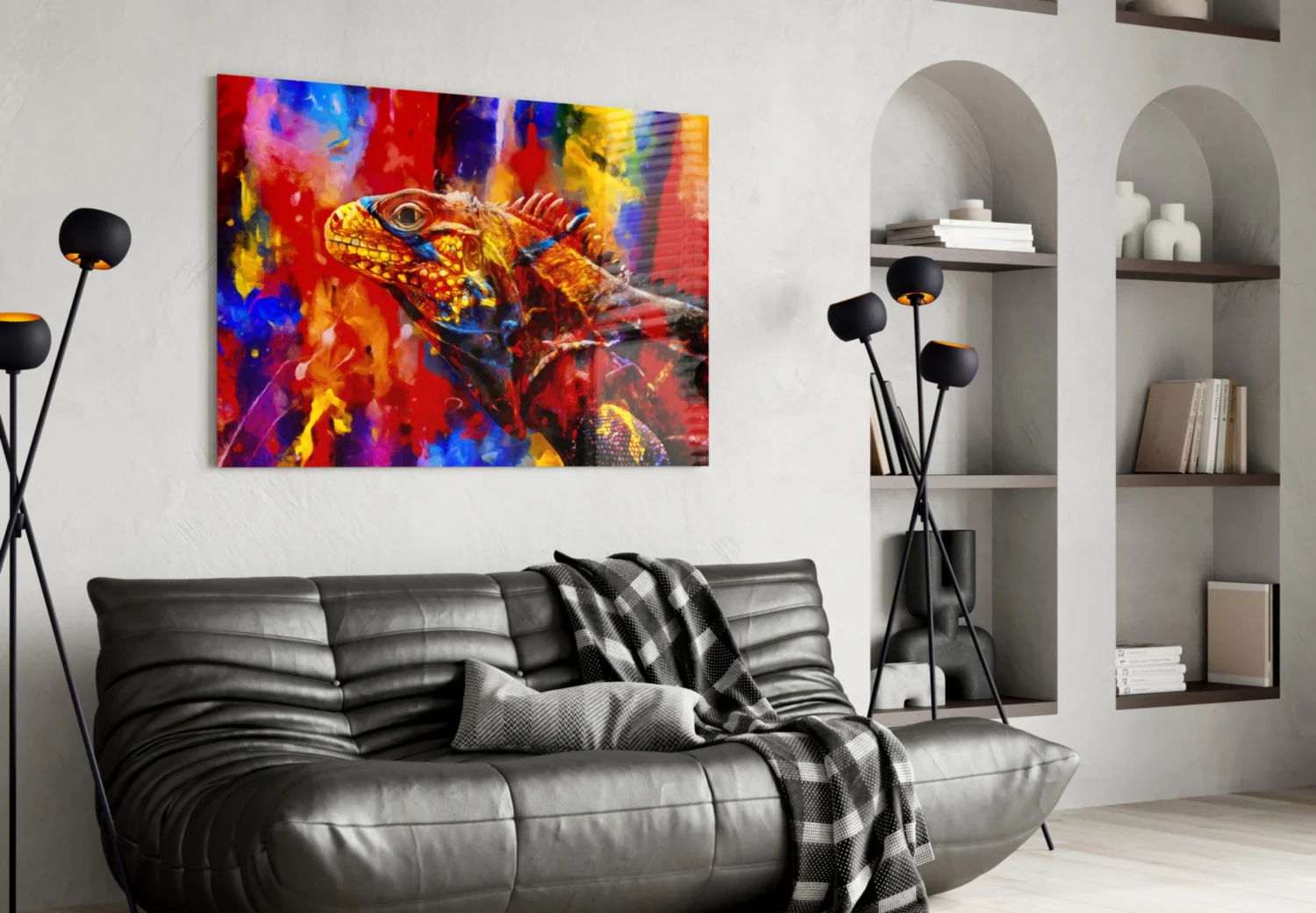 Chameleon Glass Wall Art - Image 5
