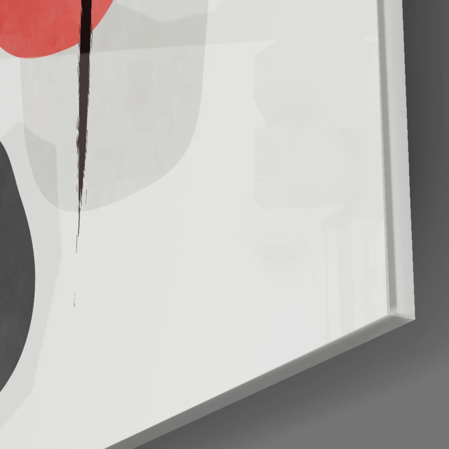 Abstract Shapes Glass Wall Art - Image 9