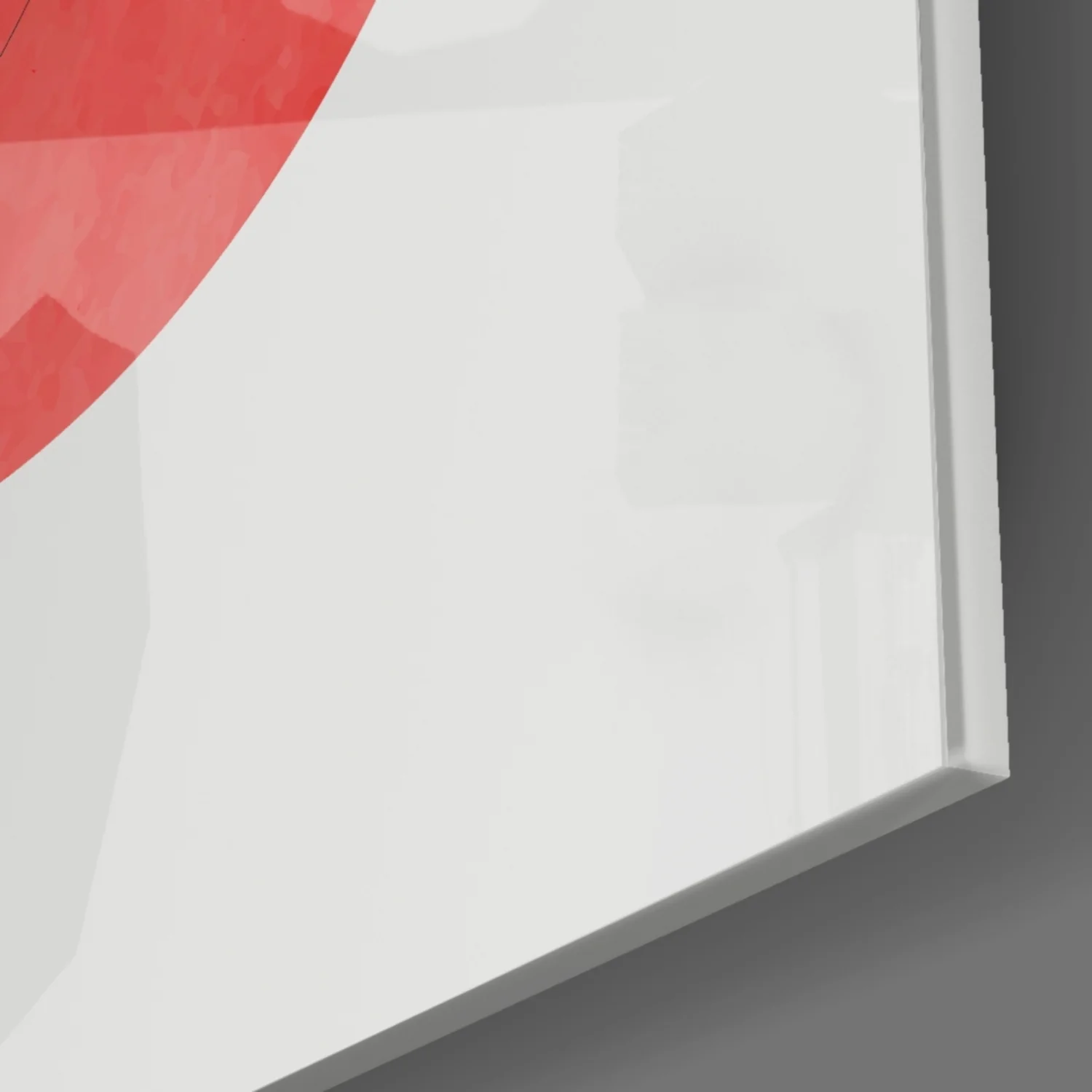 Abstract Shapes Glass Wall Art - Image 9
