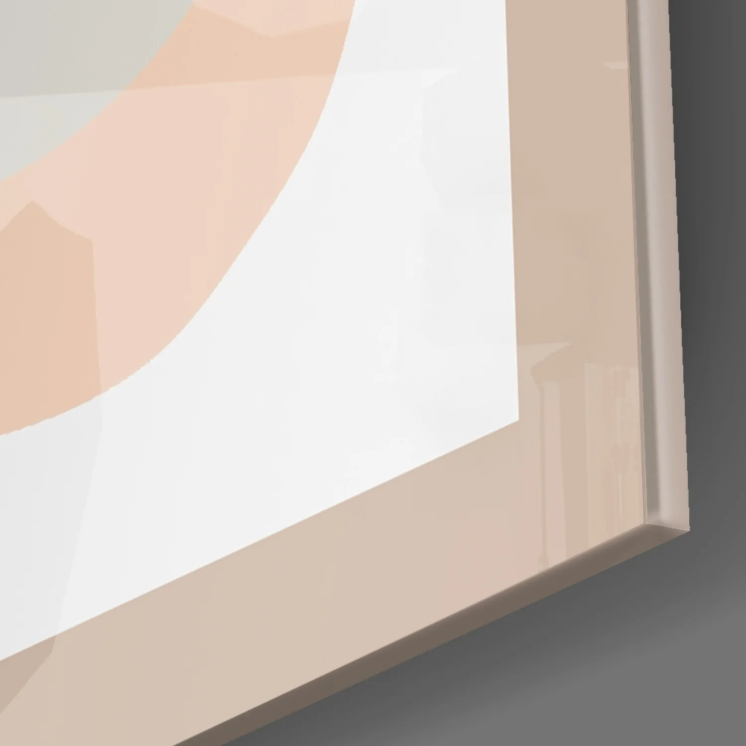 Abstract Shapes Glass Wall Art - Image 8