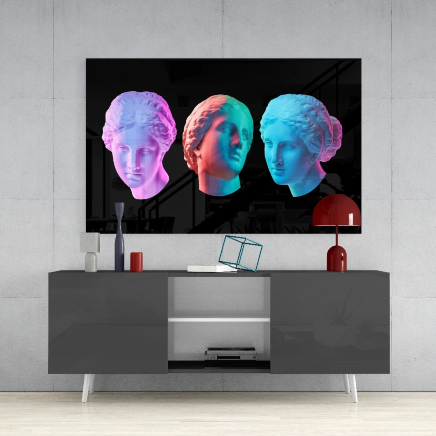 Statues Glass Wall Art - Image 9