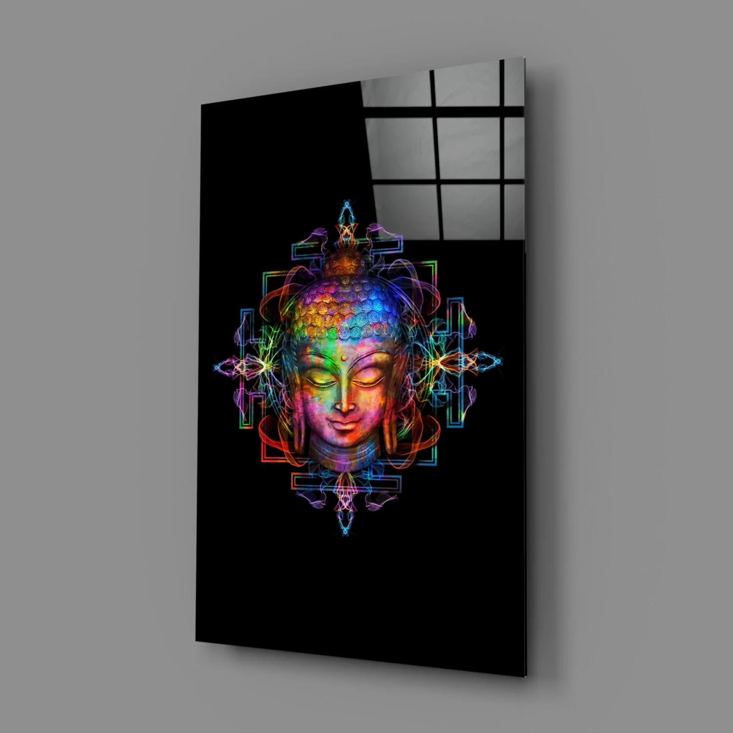 Buddha Glass Wall Art - Image 3