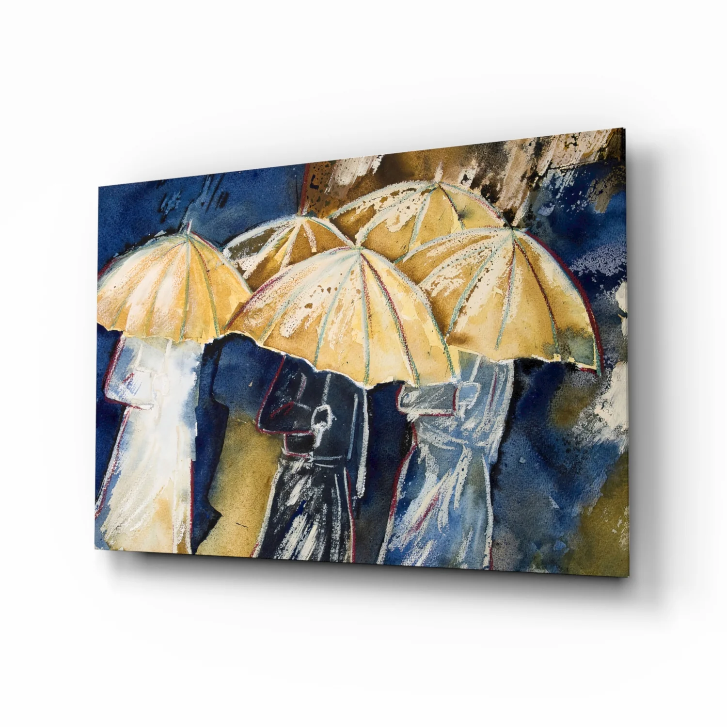 Umbrellas Glass Wall Art - Image 2
