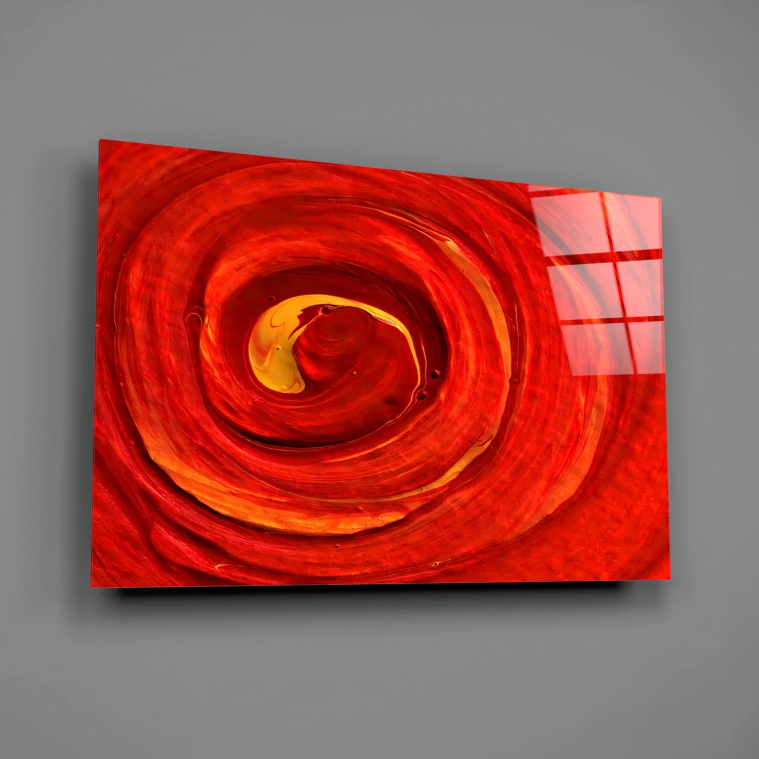 Cycle of Red Glass Wall Art - Image 3