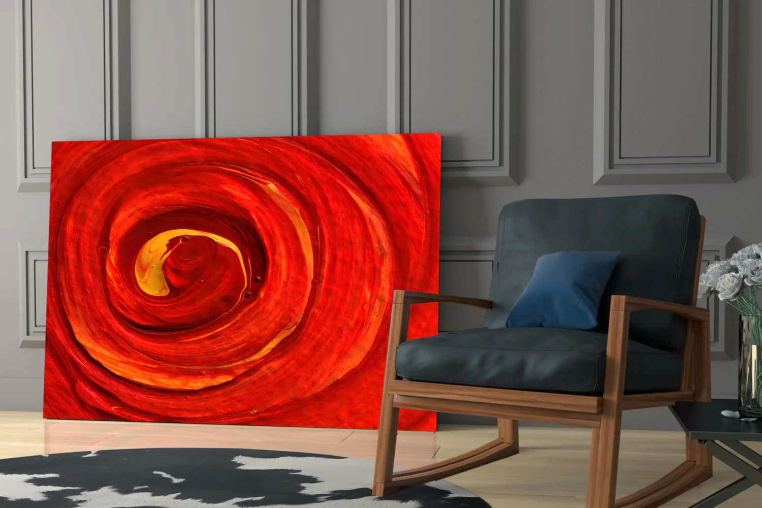 Cycle of Red Glass Wall Art - Image 7