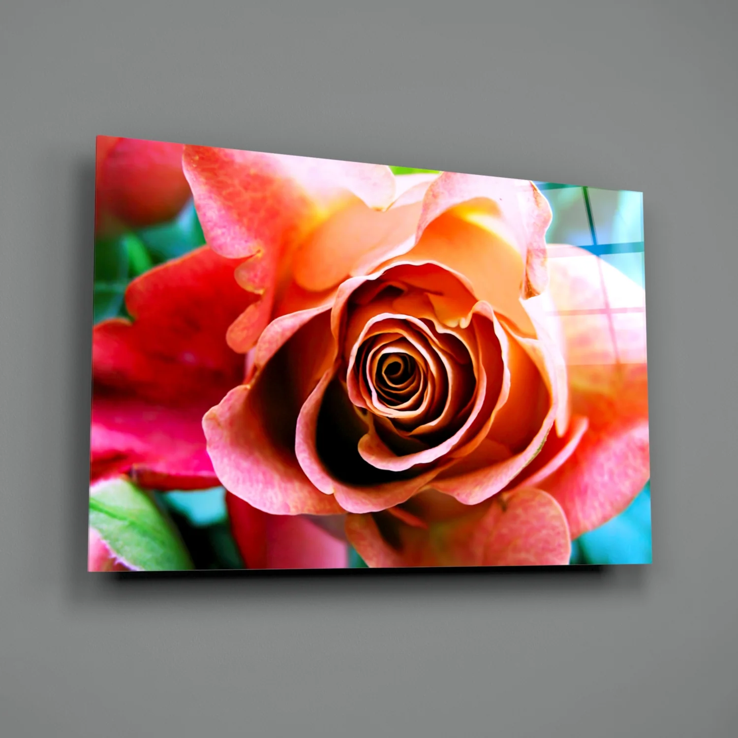 Rose Glass Wall Art - Image 3