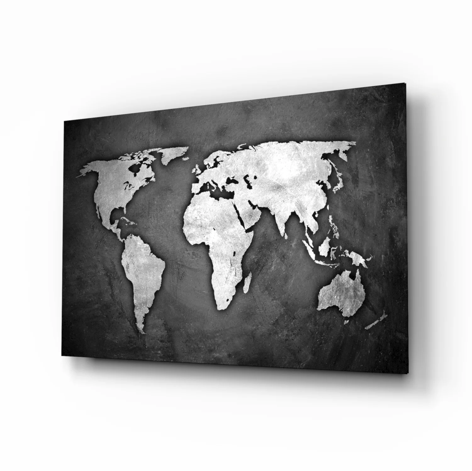 World Map Glass Wall Art - Image 2