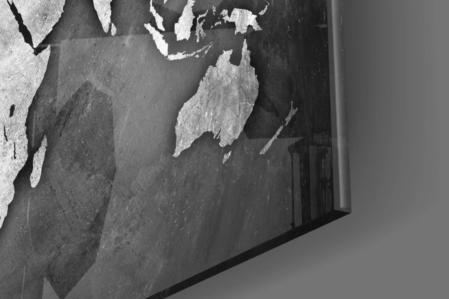 World Map Glass Wall Art - Image 8