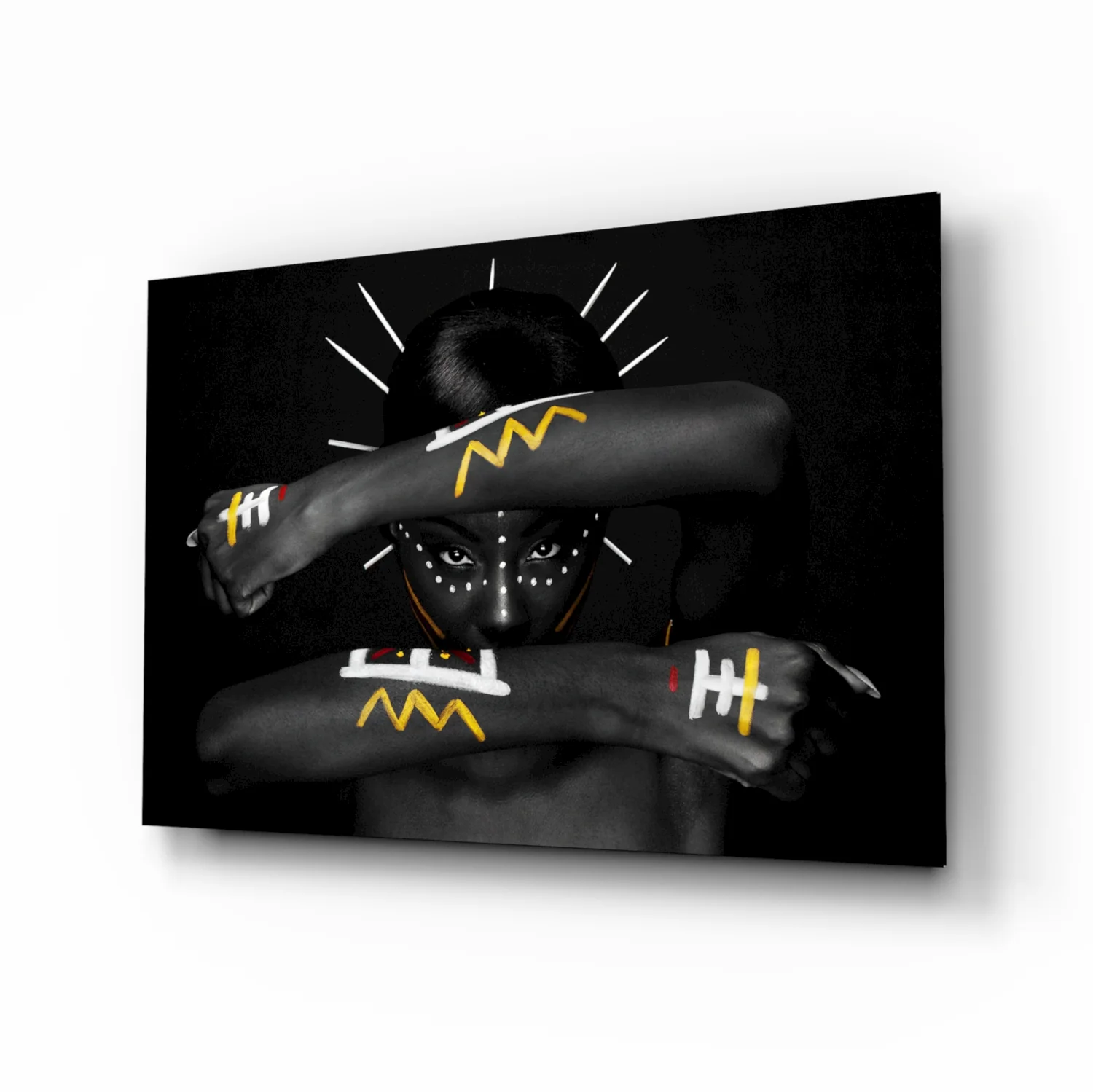 Native American Glass Wall Art - Image 2