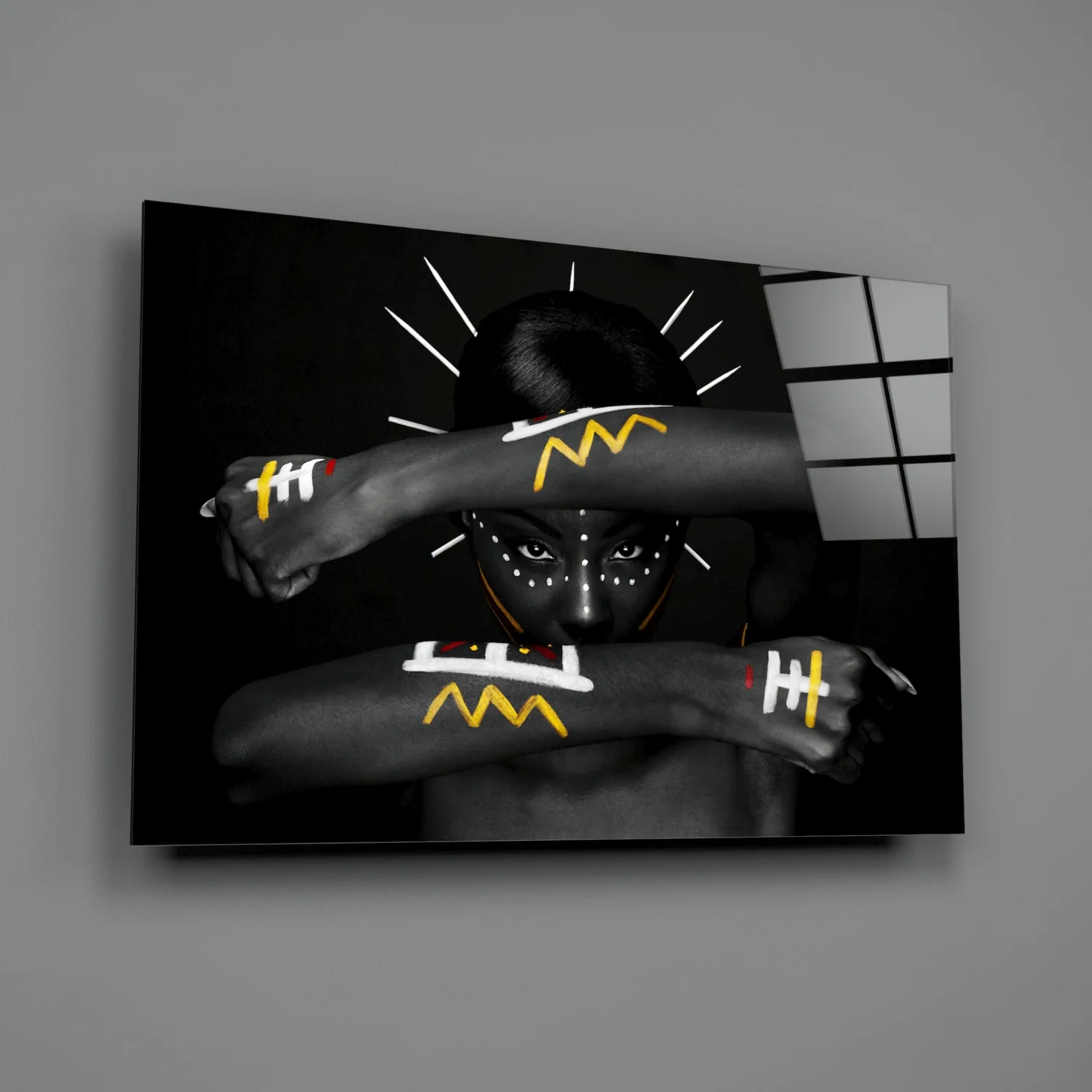 Native American Glass Wall Art - Image 3
