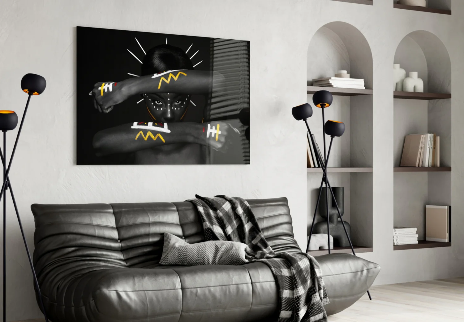 Native American Glass Wall Art - Image 5