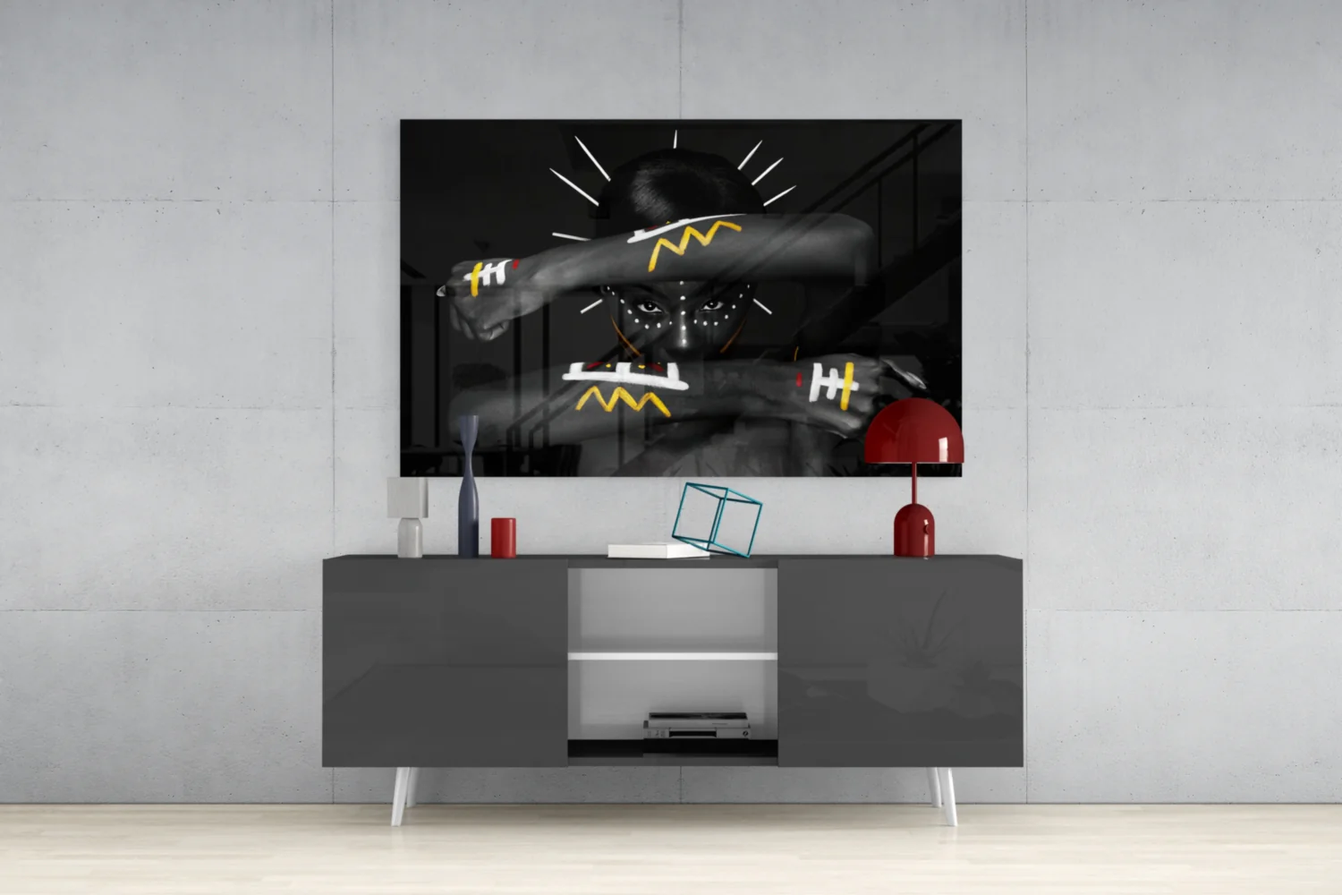 Native American Glass Wall Art - Image 9