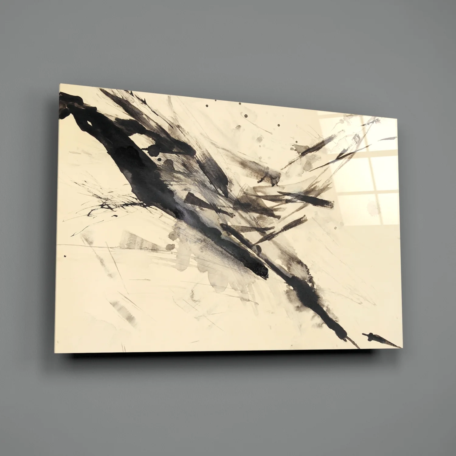 Abstract Glass Wall Art - Image 3