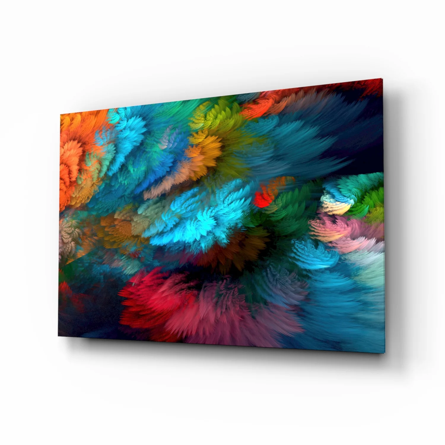Dance of Colors Glass Wall Art - Image 2
