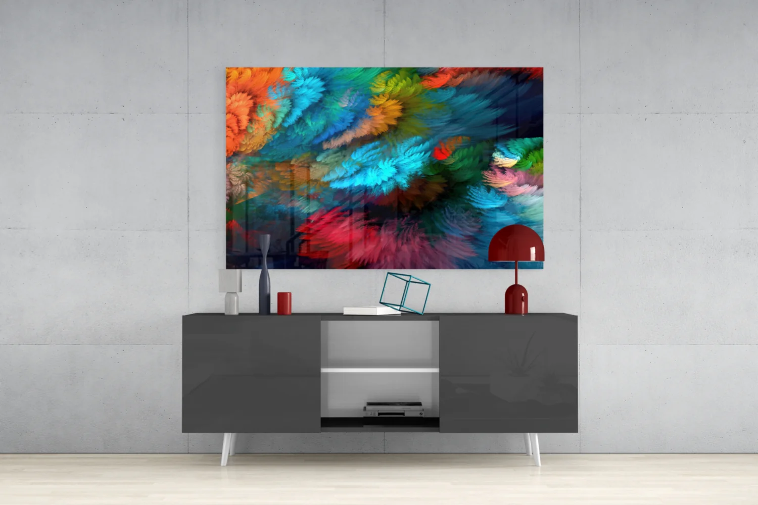 Dance of Colors Glass Wall Art - Image 9