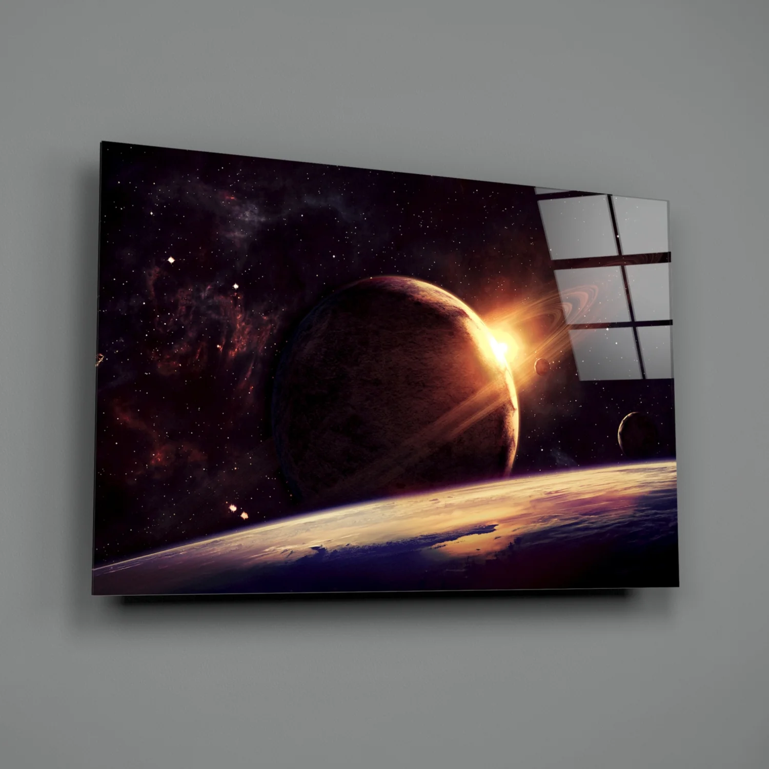 Space Glass Wall Art - Image 3