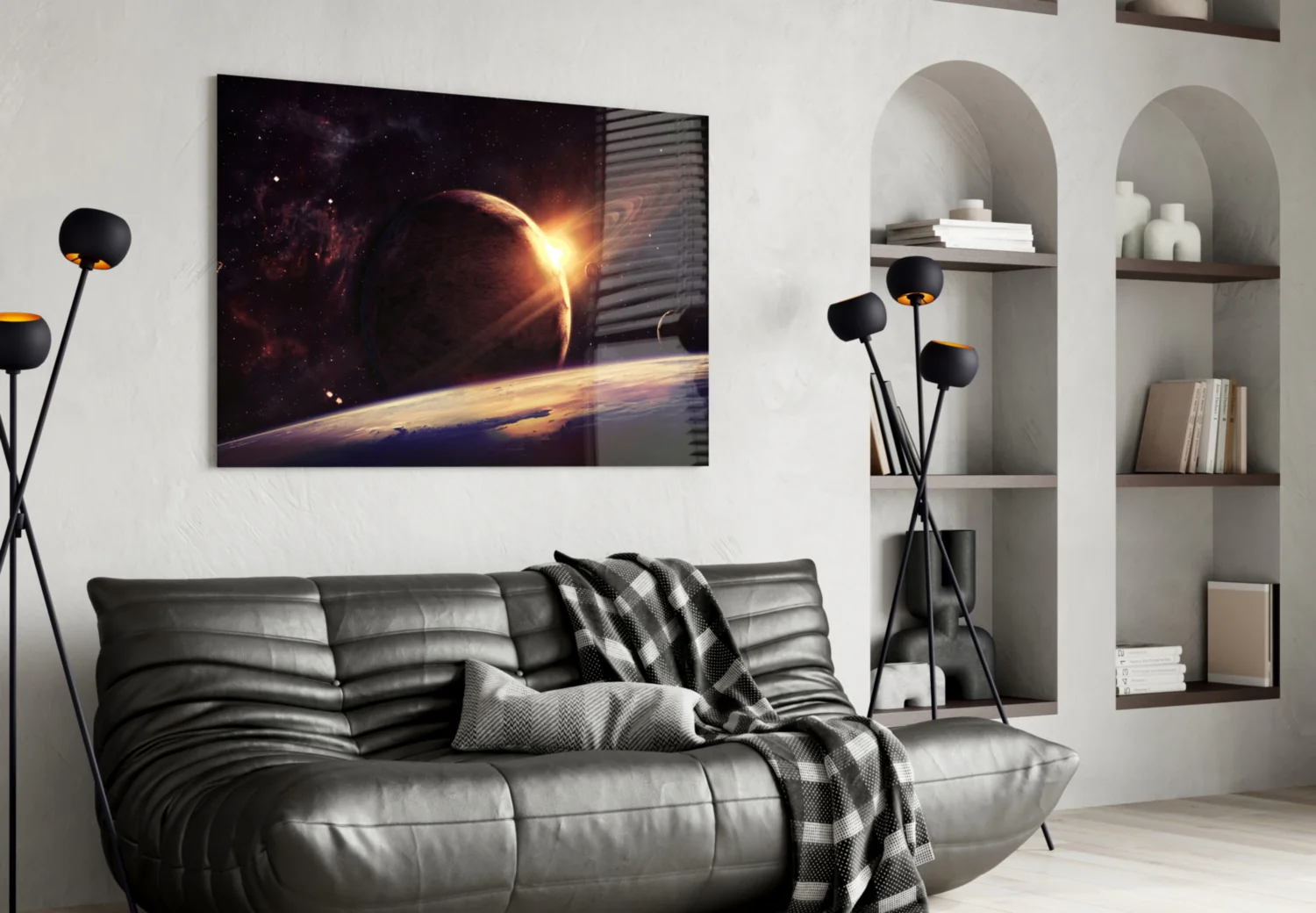 Space Glass Wall Art - Image 5