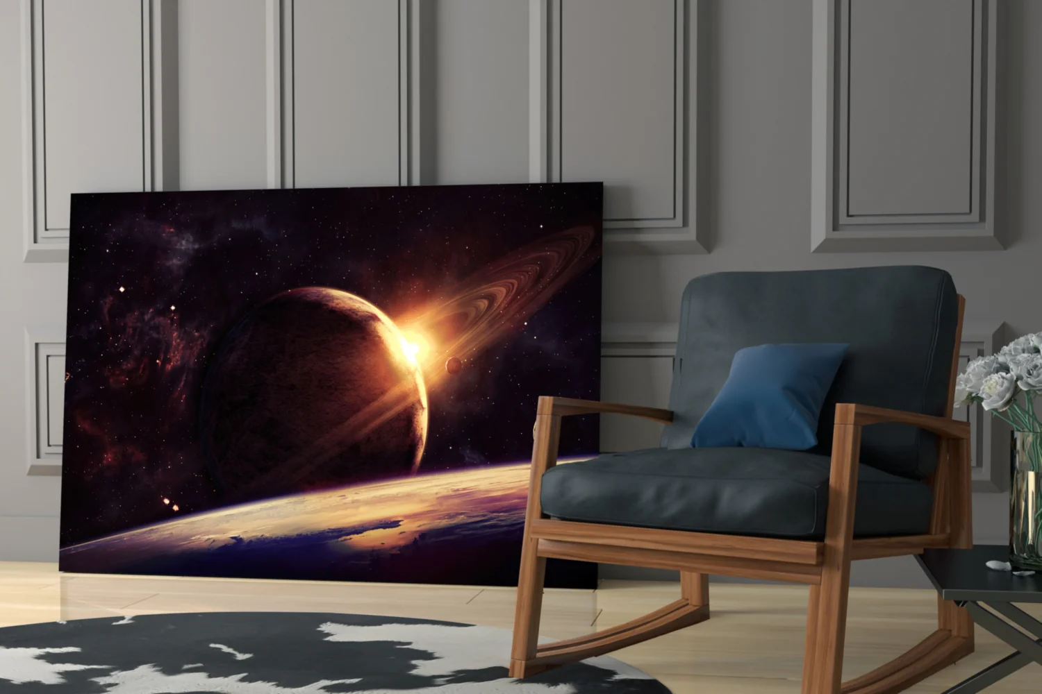 Space Glass Wall Art - Image 7
