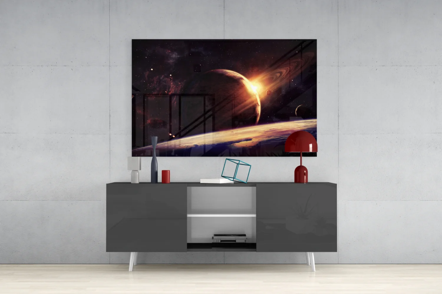 Space Glass Wall Art - Image 9