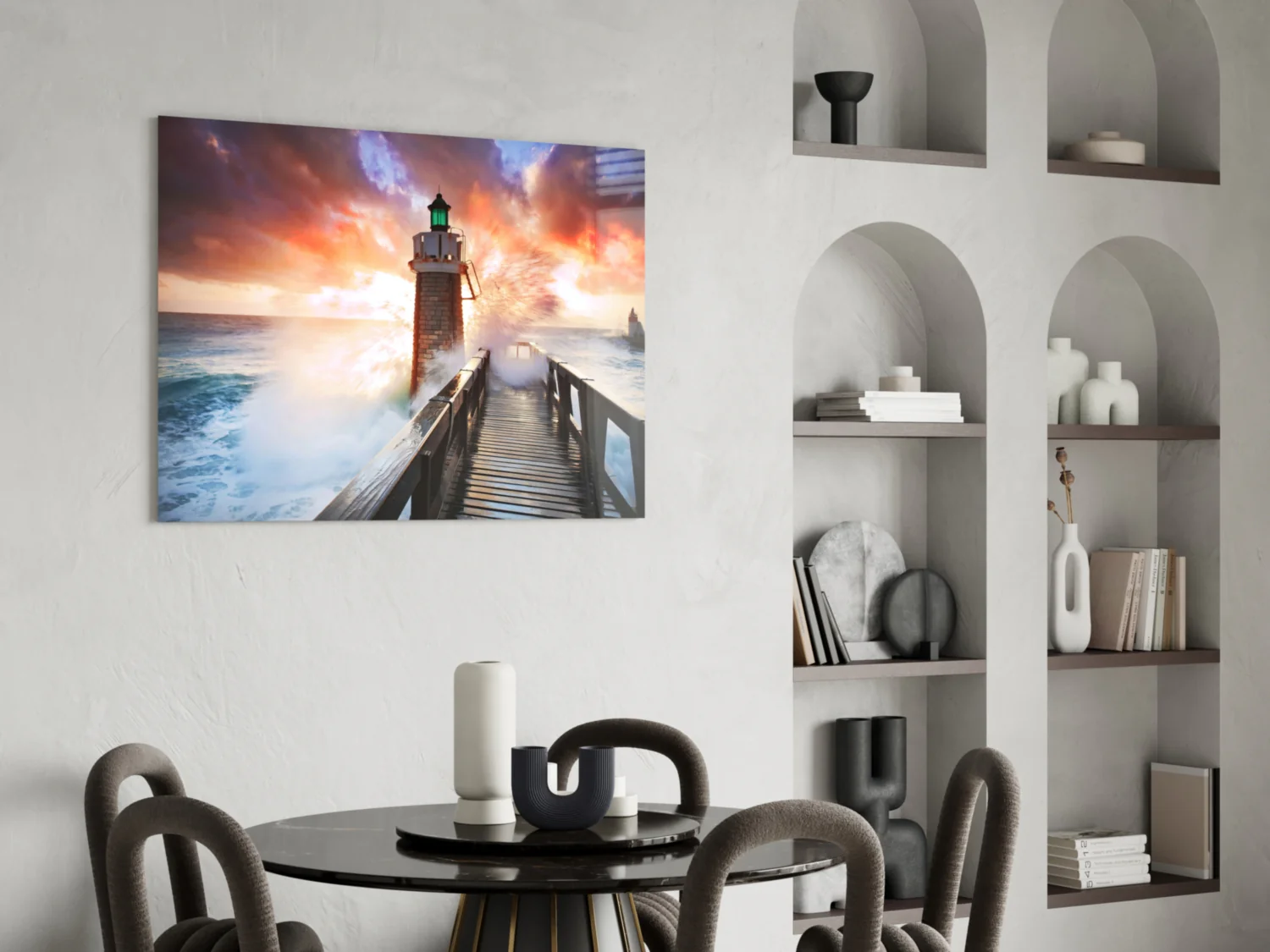 Lighthouse Glass Wall Art - Image 6