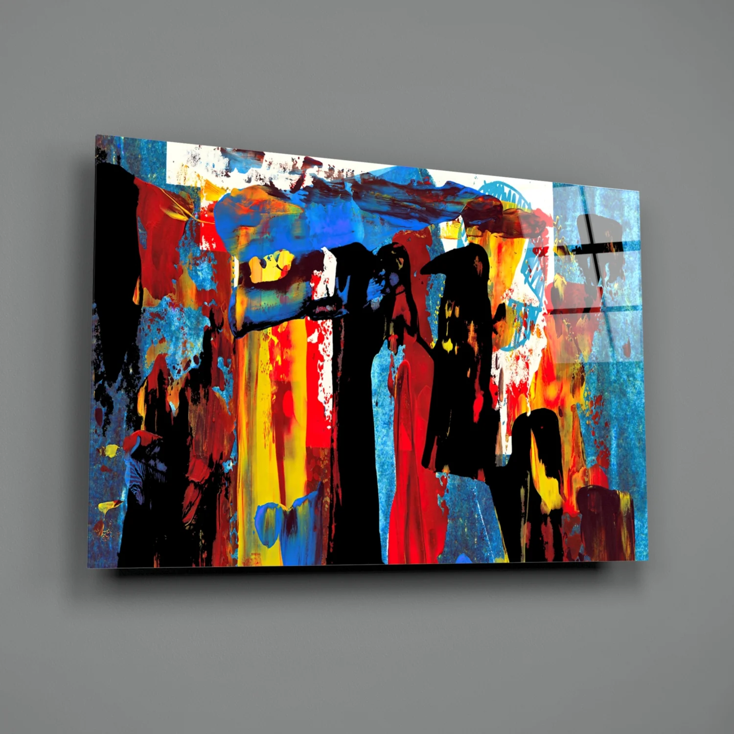 Abstract Glass Wall Art - Image 3
