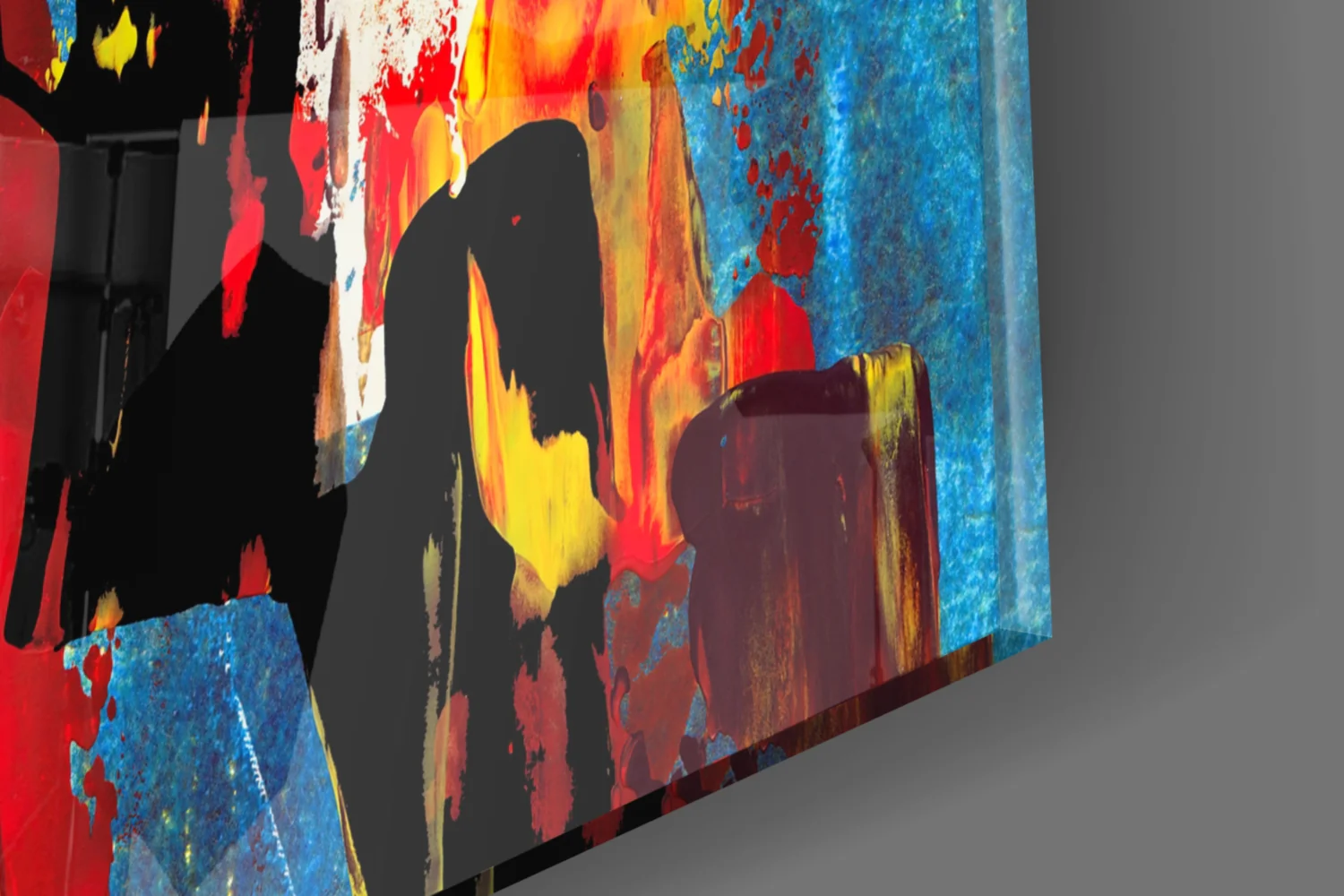 Abstract Glass Wall Art - Image 8