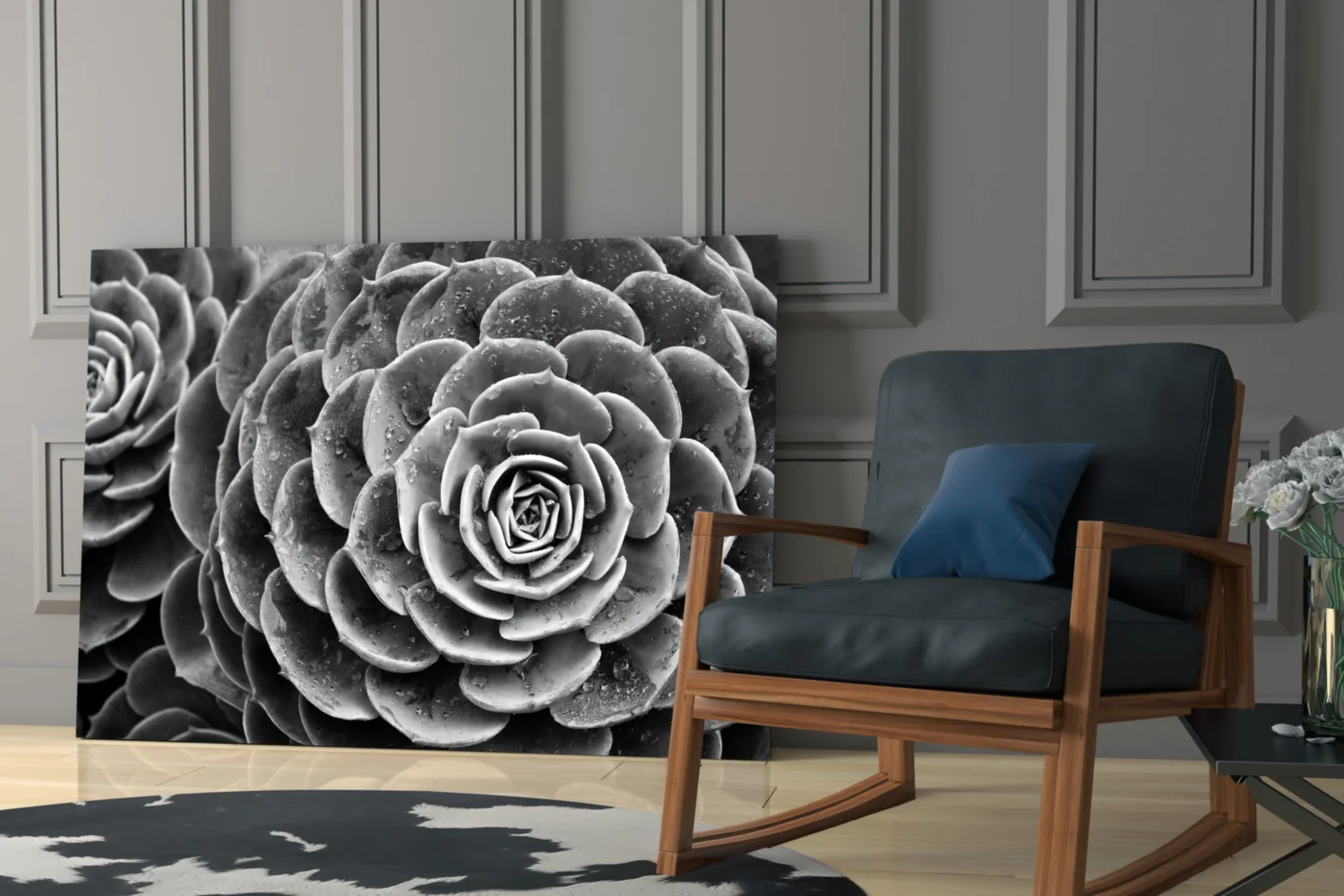Flower Glass Wall Art - Image 7