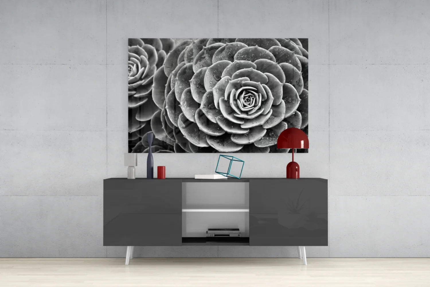 Flower Glass Wall Art - Image 9