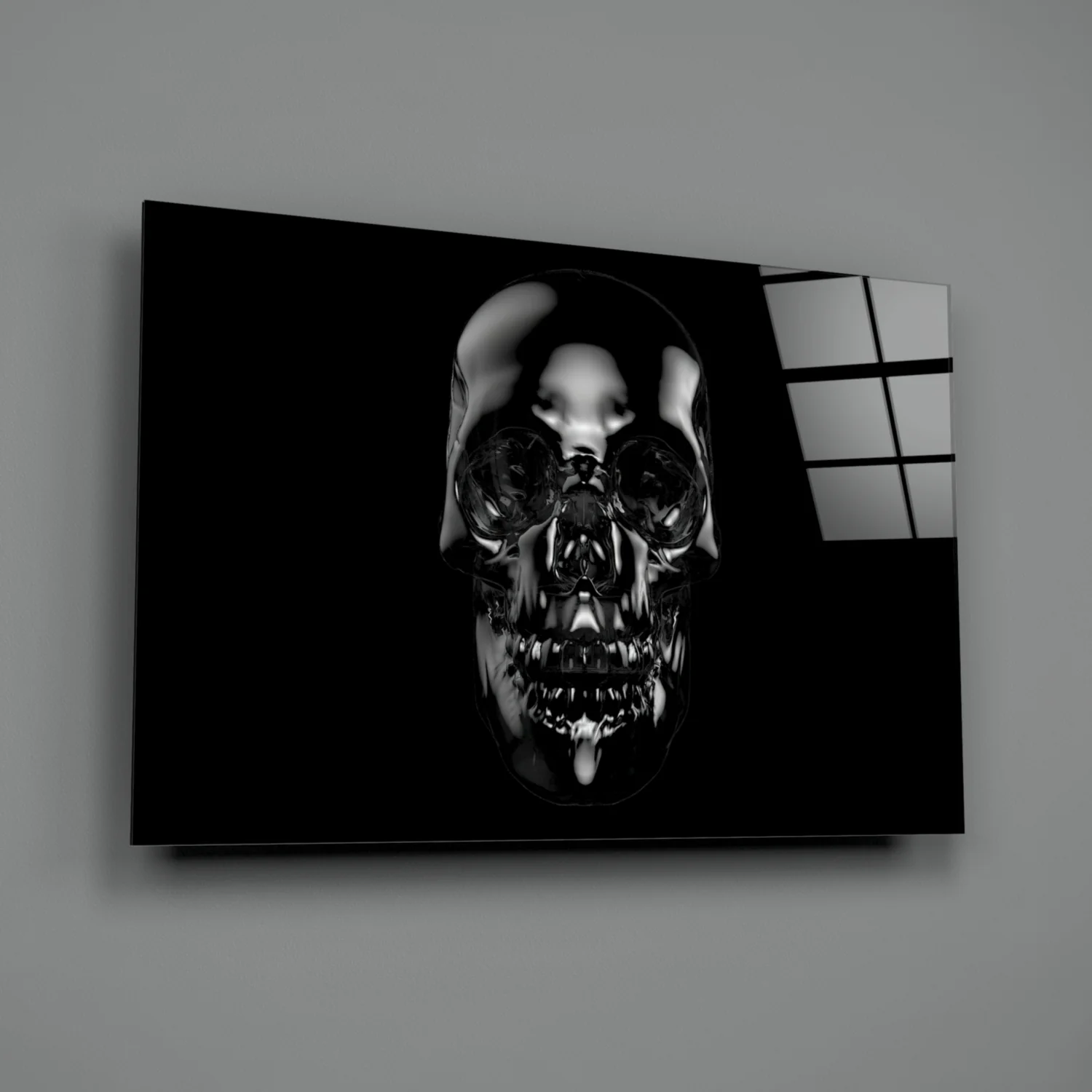 Skull Glass Wall Art - Image 3