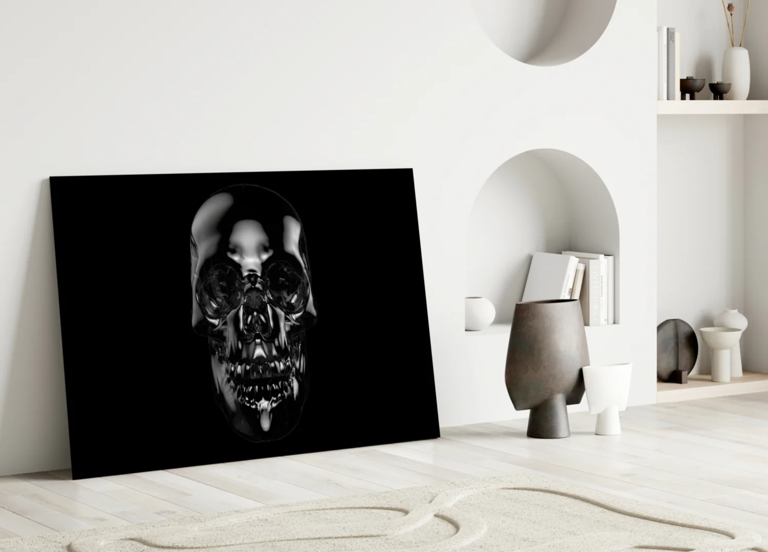 Skull Glass Wall Art - Image 4