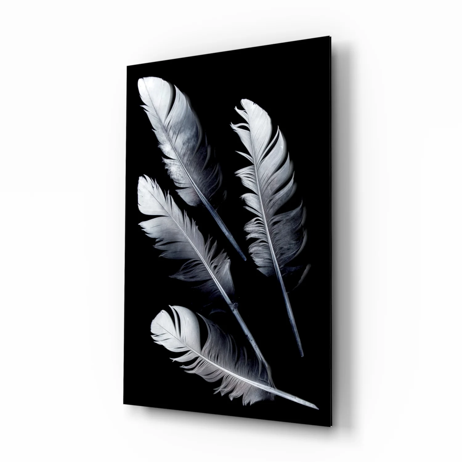 Feather Glass Wall Art - Image 2