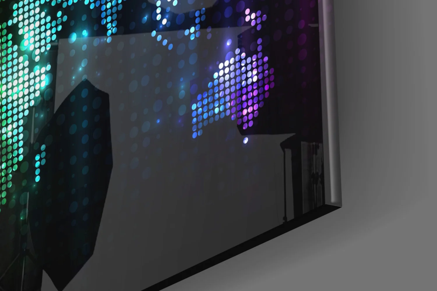World Map Glass Wall Art - Image 8