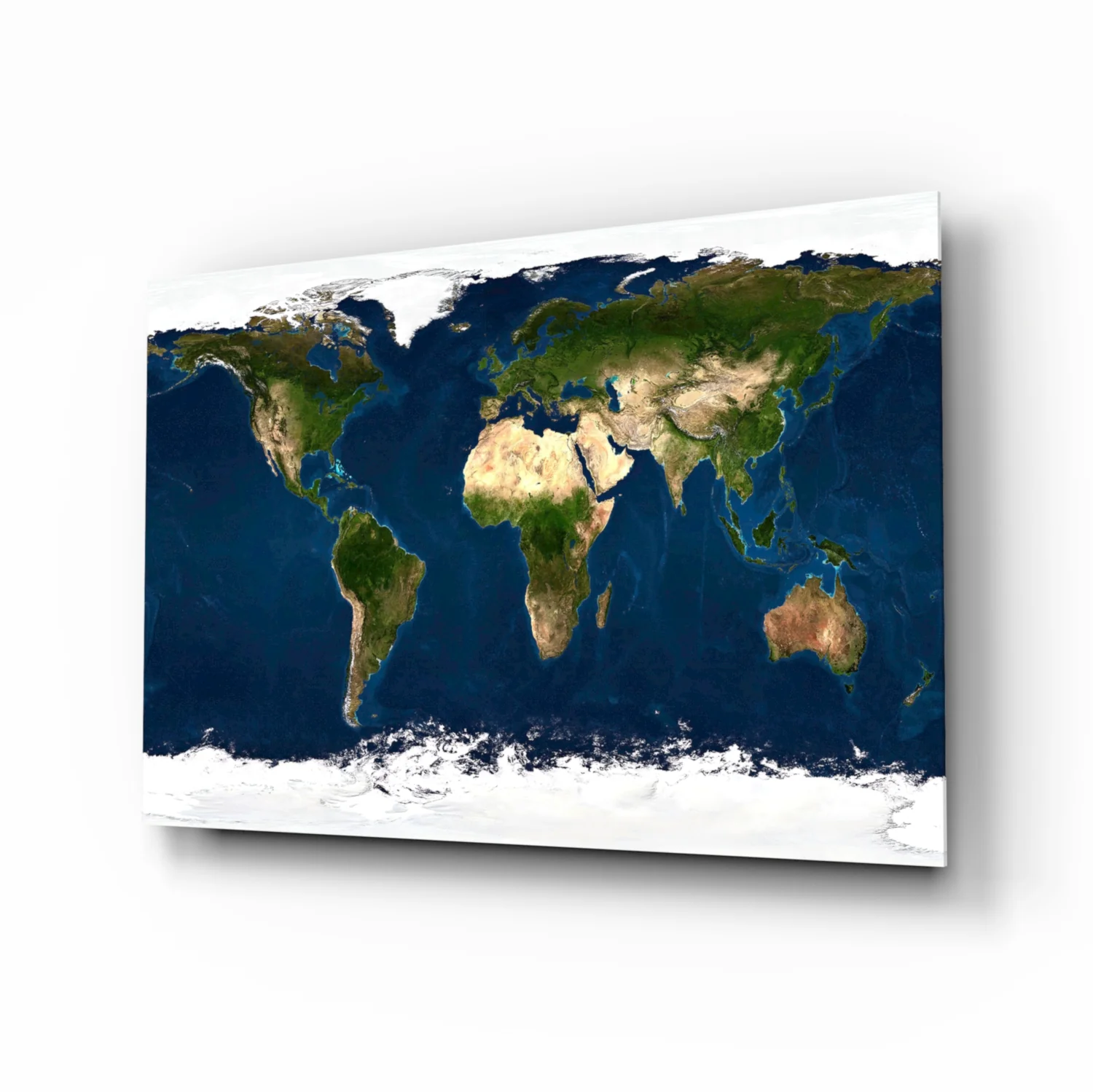 World Map Glass Wall Art - Image 2